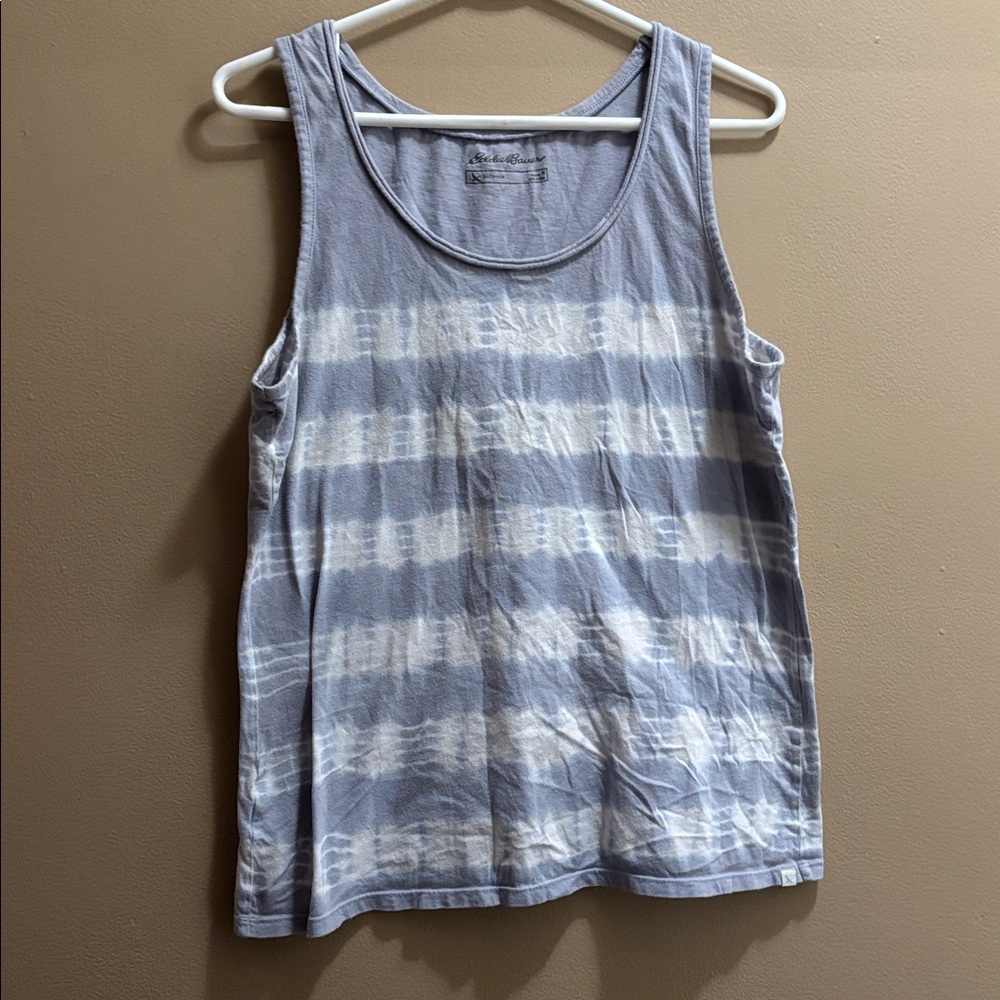 Eddie Bauer Gray Outdoor Tank Top
